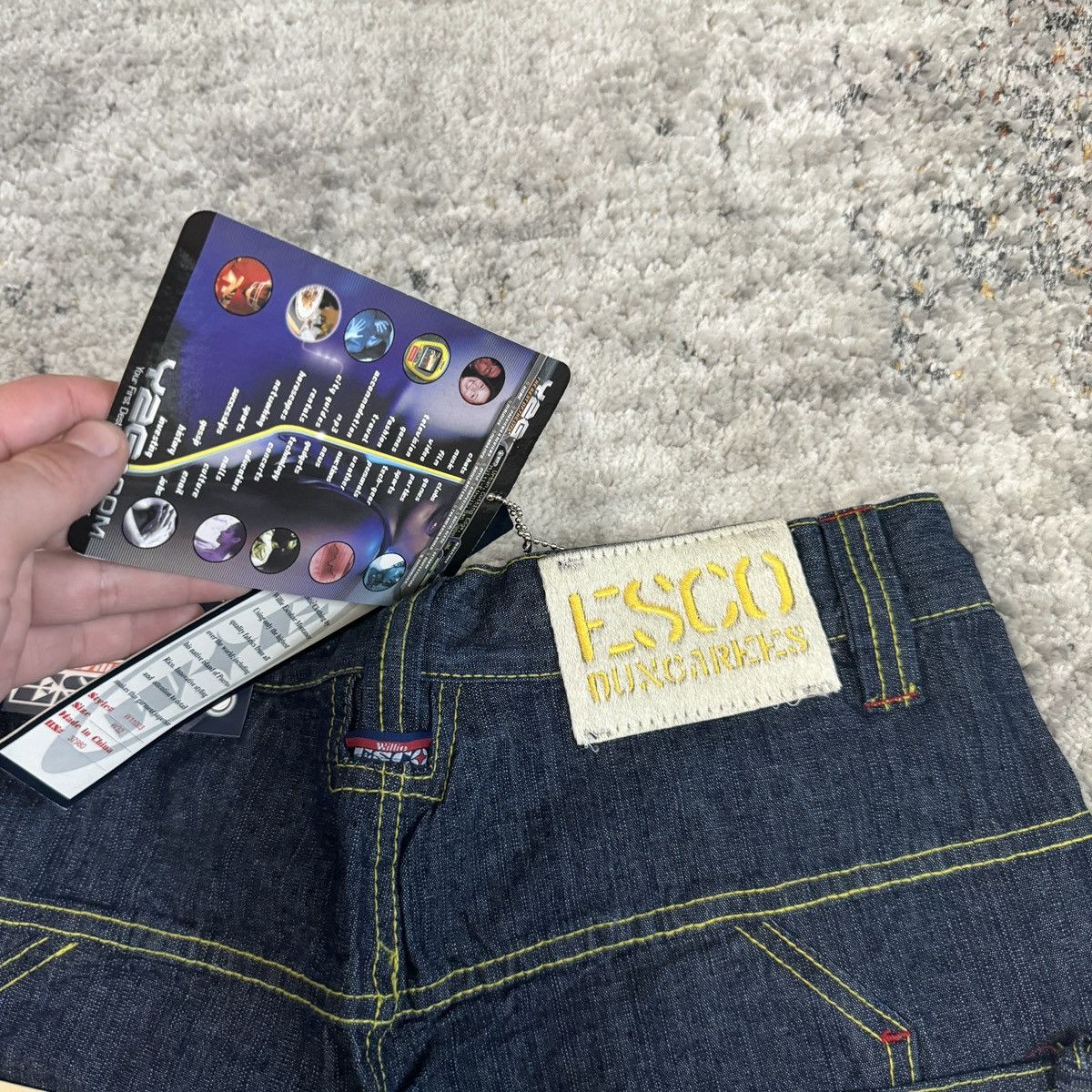JNCO × Tripp NYC × Vintage Vintage Y2K Willie ESCO Cybergoth super baggy wide leg NWT Size US 32 / EU 48 - 4 Thumbnail