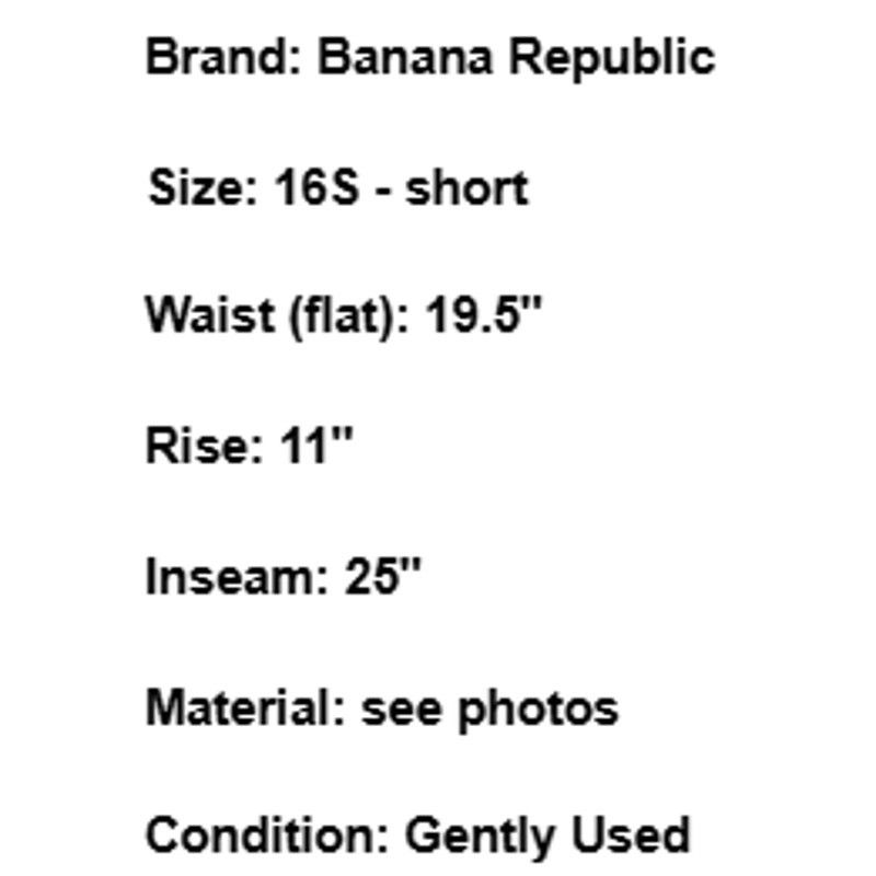 Banana Republic Banana Republic Avery Crop Pants Stripe Blue 16S Office Size 38" / US 16 / IT 52 - 6 Thumbnail