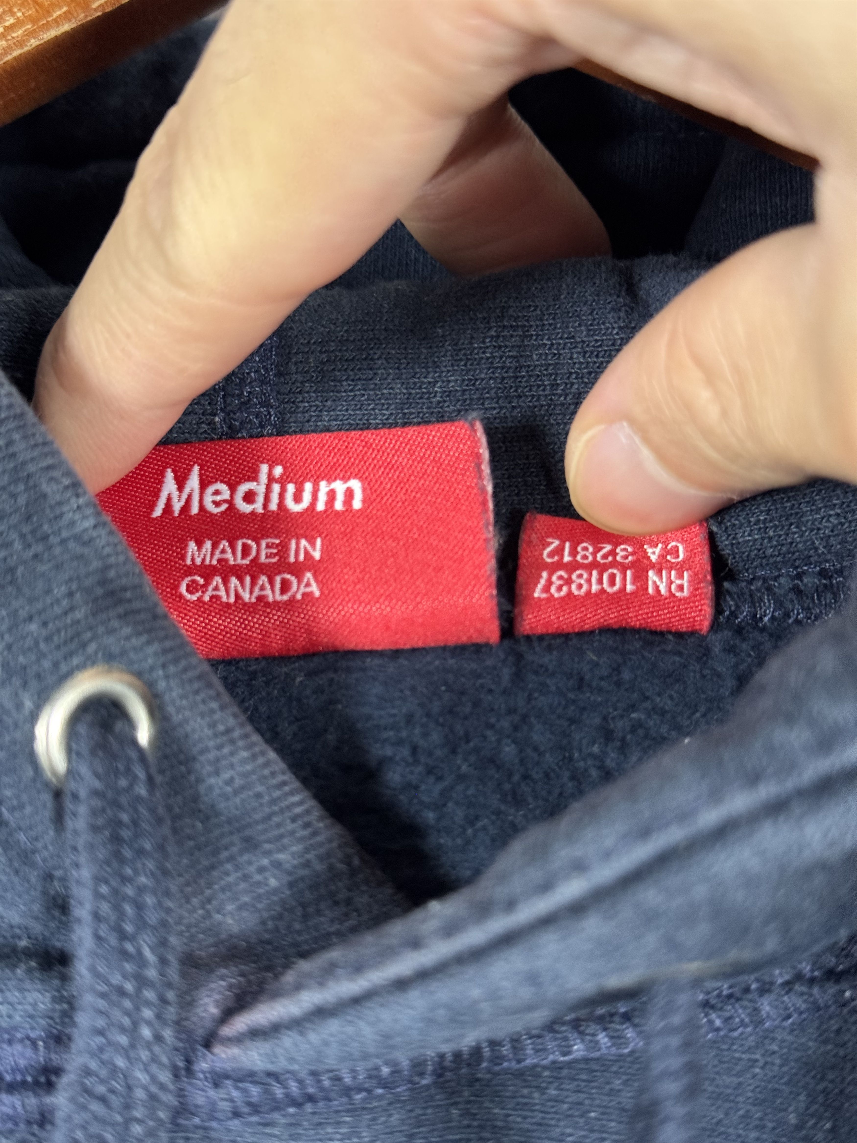 Supreme S Logo Hooded Sweatshirt Navy Blue Medium Size US M / EU 48-50 / 2 - 8 Thumbnail