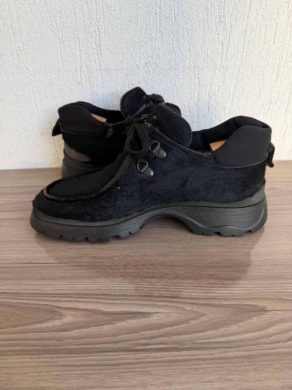 Prada Aw1999 pony hair lug sole derby Size US 8 / EU 41 - 13 Thumbnail