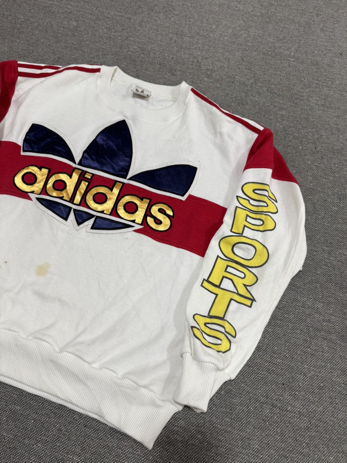 Adidas Vintage Adidas Big Logo Sweatshirt Size US M / EU 48-50 / 2 - 3 Thumbnail