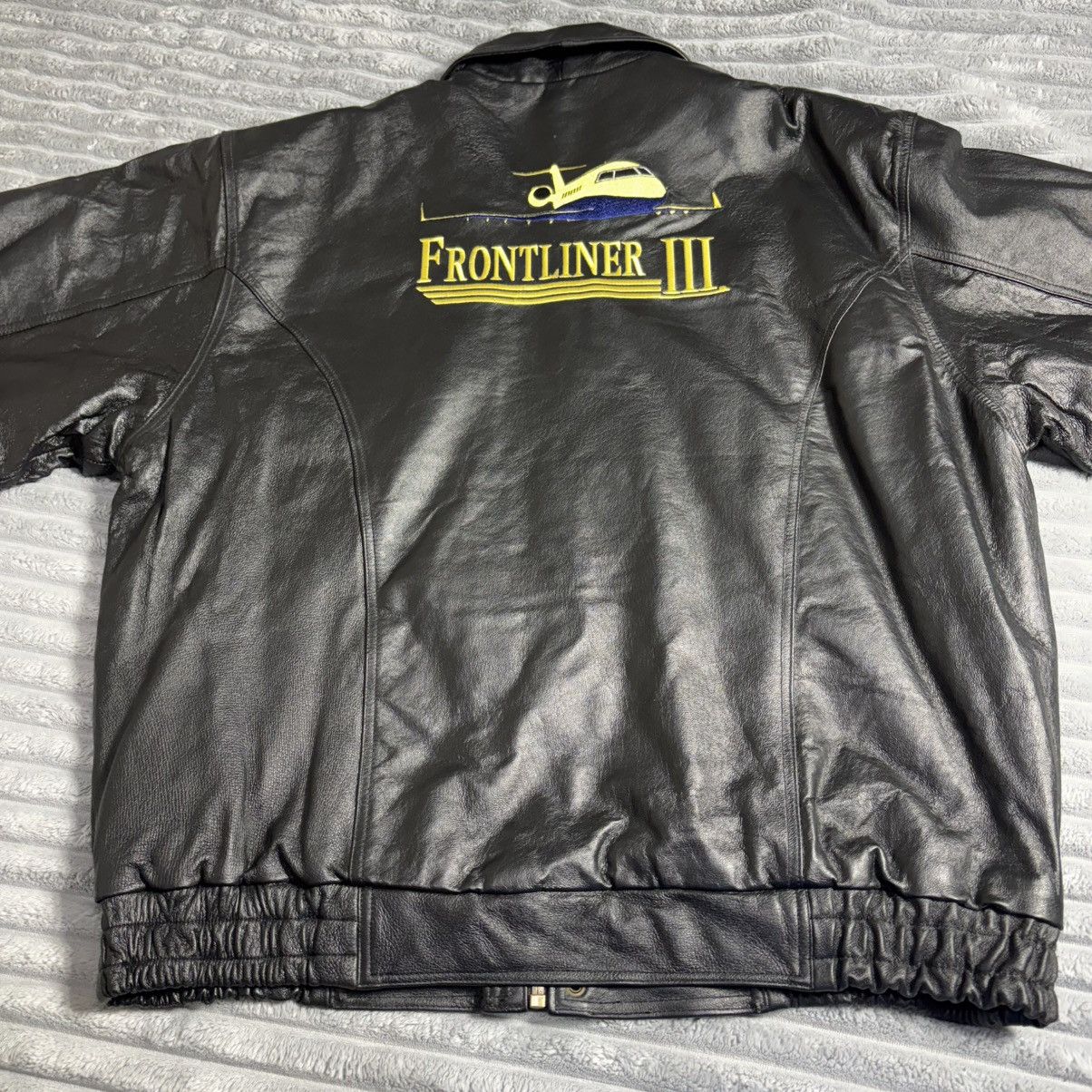 Oscar Piel Oscar Piel Frontliner III Morris Cerullo Leather Jacket Size US XL / EU 56 / 4 - 16 Thumbnail