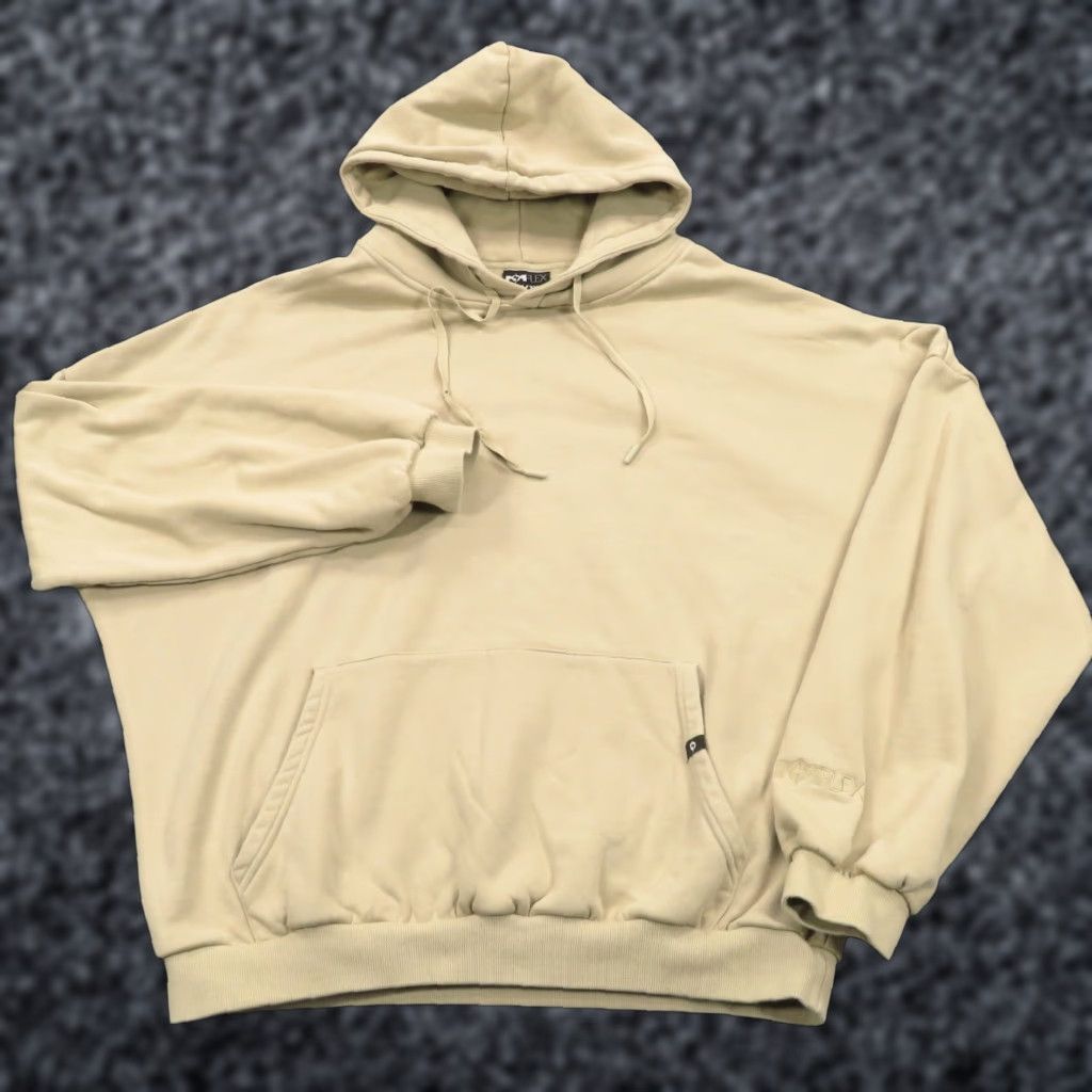 Vintage POPFLEX Hoodie 1X/3X Womens Cloud Pullover Milk Tea Hooded Fleece Sweatshirt Tan Size XL / US 12-14 / IT 48-50 - 1 Thumbnail