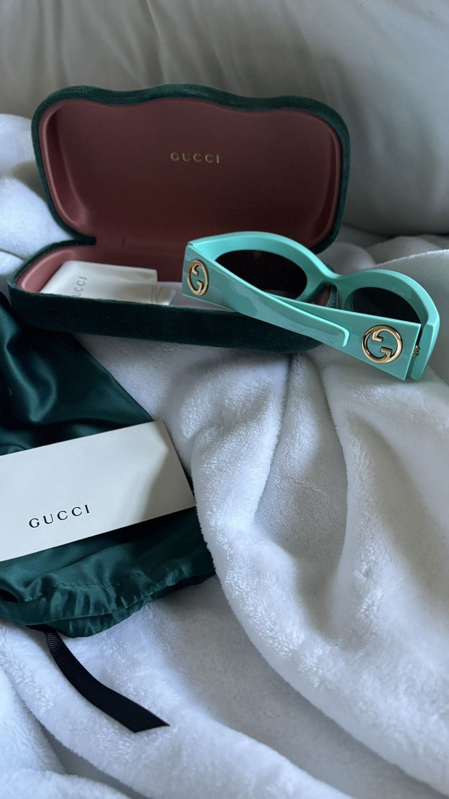 Gucci GUCCI Oval Sunglasses Size ONE SIZE - 2 Thumbnail