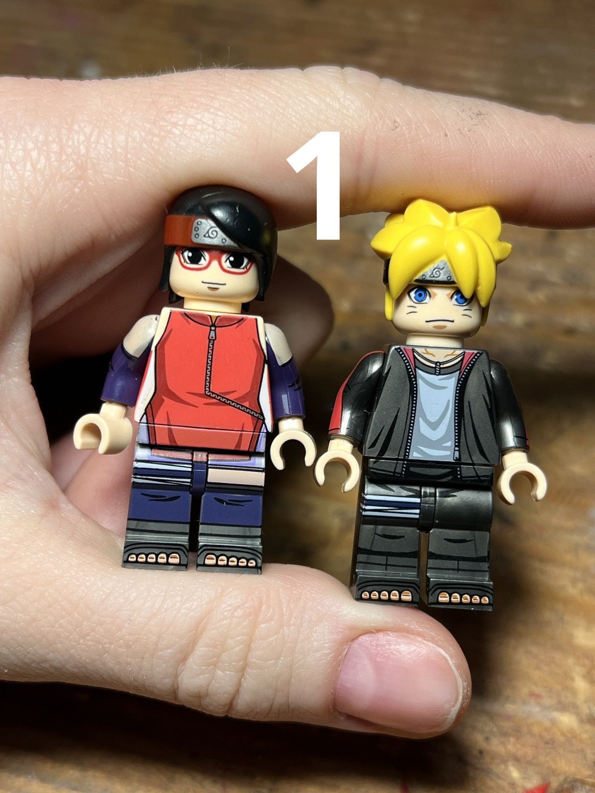 Anime naruto boruto sarada minifigure anime matching keychain Size ONE SIZE - 8 Thumbnail