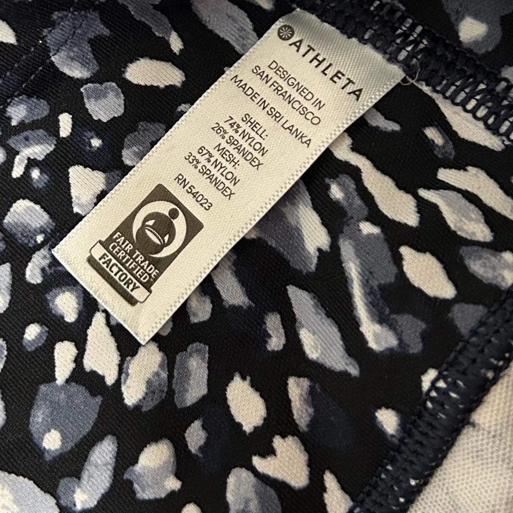 Designer Athleta l Spotty Up For Anything Crop Leggings XS Size 26" / US 2 / IT 38 - 10 Thumbnail