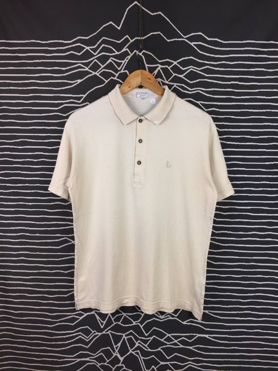 Lanvin Lanvin Studio Embroidered Logo Polo Shirt Size 48 Size US M / EU 48-50 / 2 - 2 Thumbnail