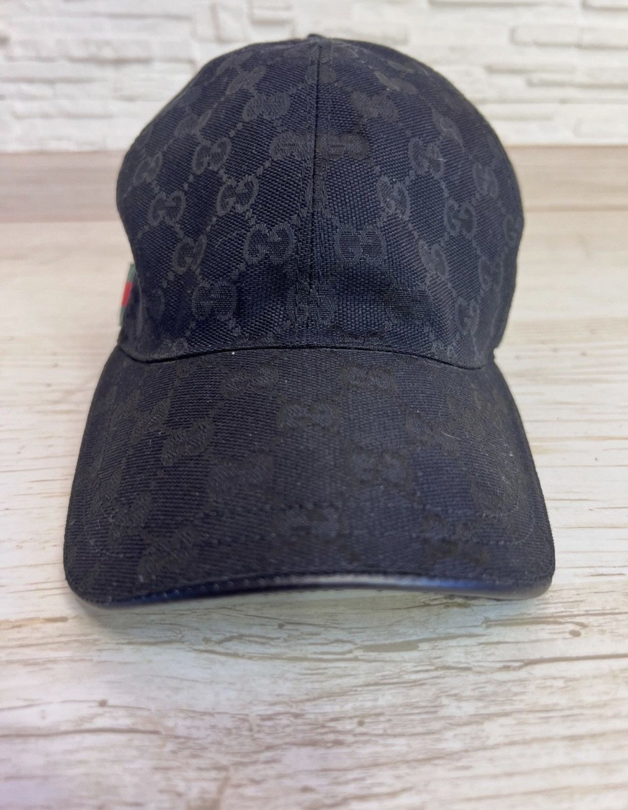 Gucci Gucci GG Monogram Cap – Black – XL Size ONE SIZE - 2 Thumbnail