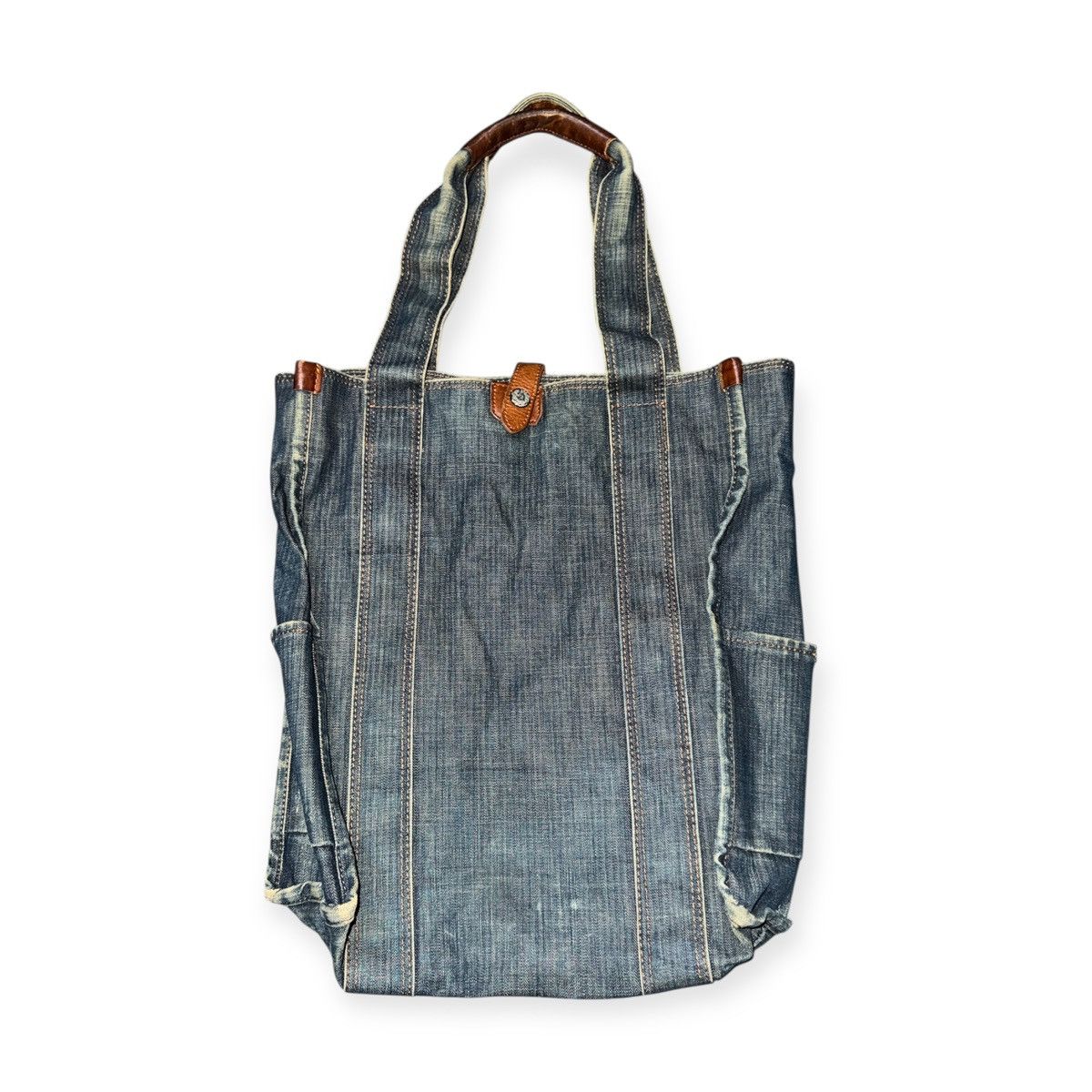 Japanese Brand INED denim Tote bag Size 38 - 1 Thumbnail