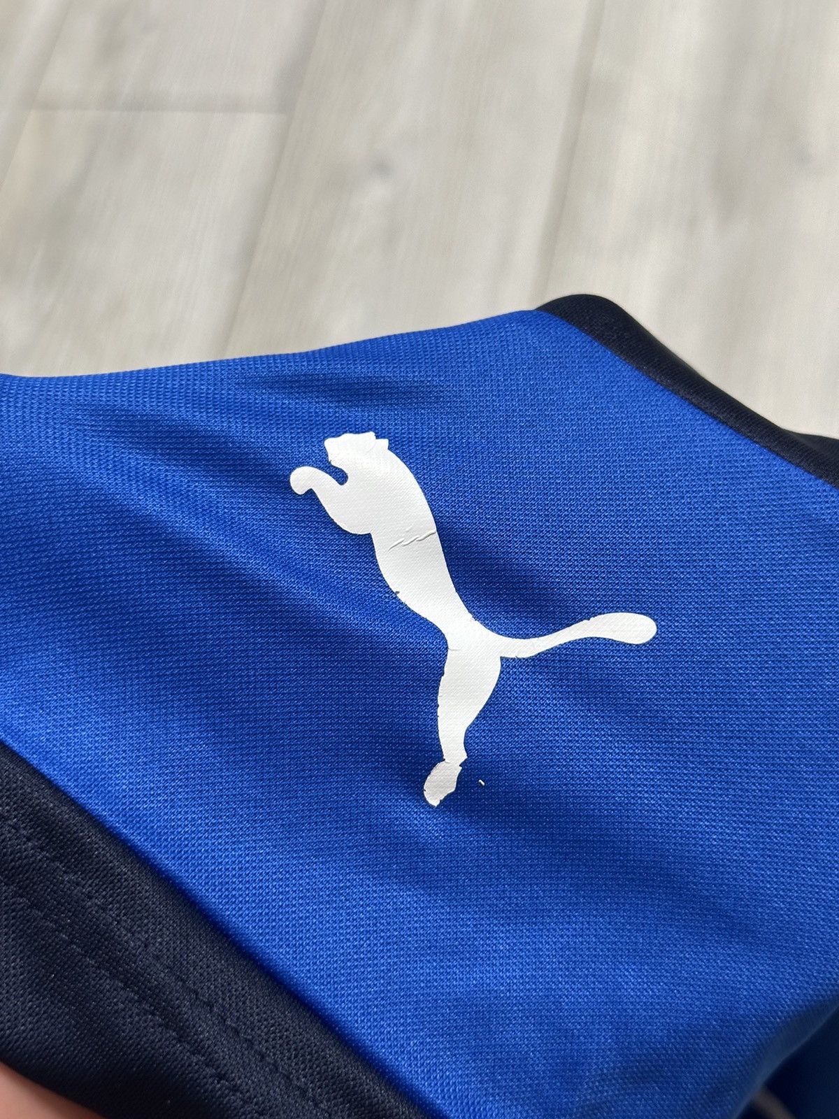 Puma Vintage Puma ITALY 2014/2015 FOOTBALL TRAINING SHIRT JERSEY Size US L / EU 52-54 / 3 - 4 Thumbnail