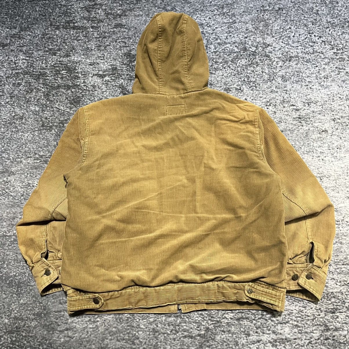 Lee Vintage Lee Sherpa Lined Corduroy Jacket Hooded Medium Size US M / EU 48-50 / 2 - 10 Thumbnail
