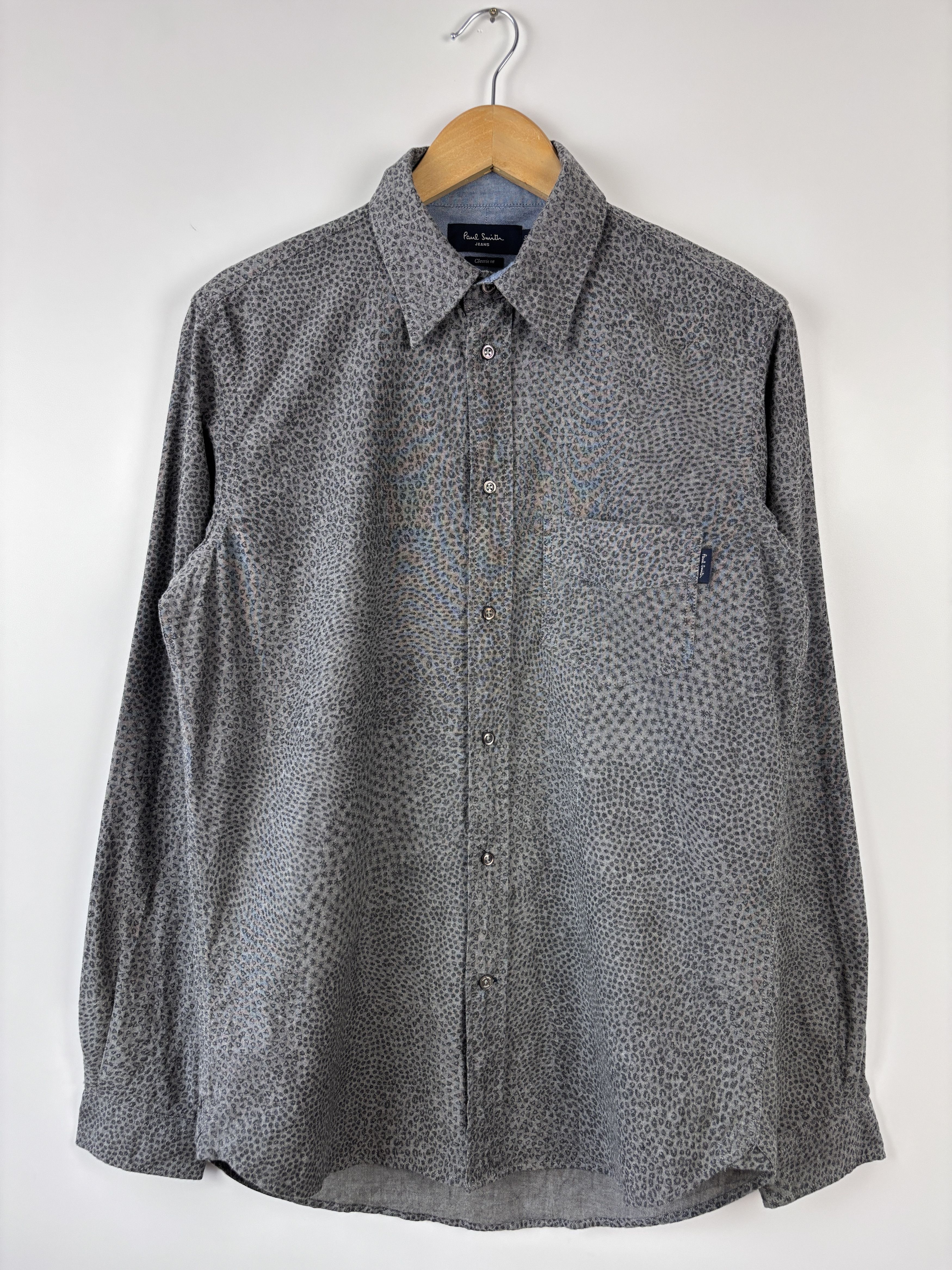 Paul Smith Paul Smith Jeans Longsleeve Button Down Shirt Gray Size S Size US S / EU 44-46 / 1 - 1 Thumbnail