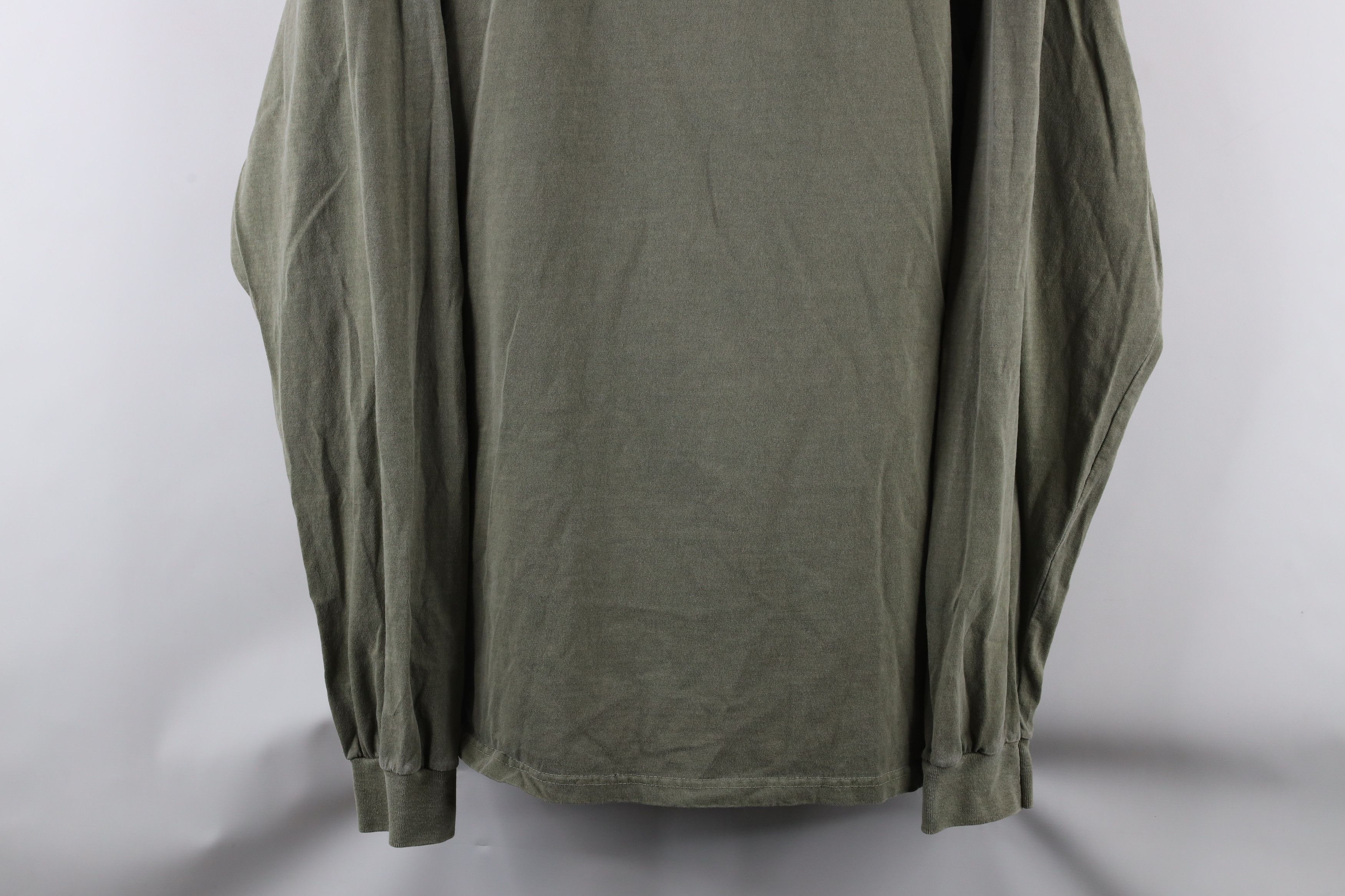 Cabelas × Vintage Vintage 90s Cabelas Stonewash Long Sleeve T-Shirt Green Size US XL / EU 56 / 4 - 3 Thumbnail