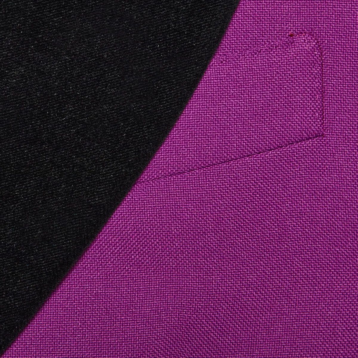 Gucci o1s1wg110125 Formal Jacket With Velvet Detail Purple/Black Size US M / EU 48-50 / 2 - 5 Thumbnail