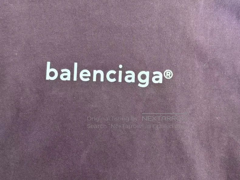 Balenciaga Balenciaga Alphabet Logo Print Short Sleeve Round Neck Size US S / EU 44-46 / 1 - 3 Thumbnail
