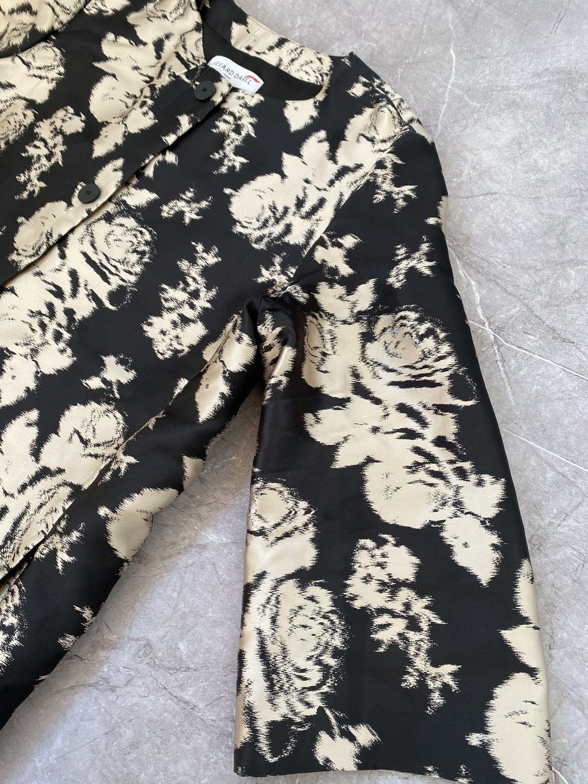 Gerard Darel Gerard Darel Paris Blend Silk Long Coat Floral Print Style Size M / US 6-8 / IT 42-44 - 7 Thumbnail