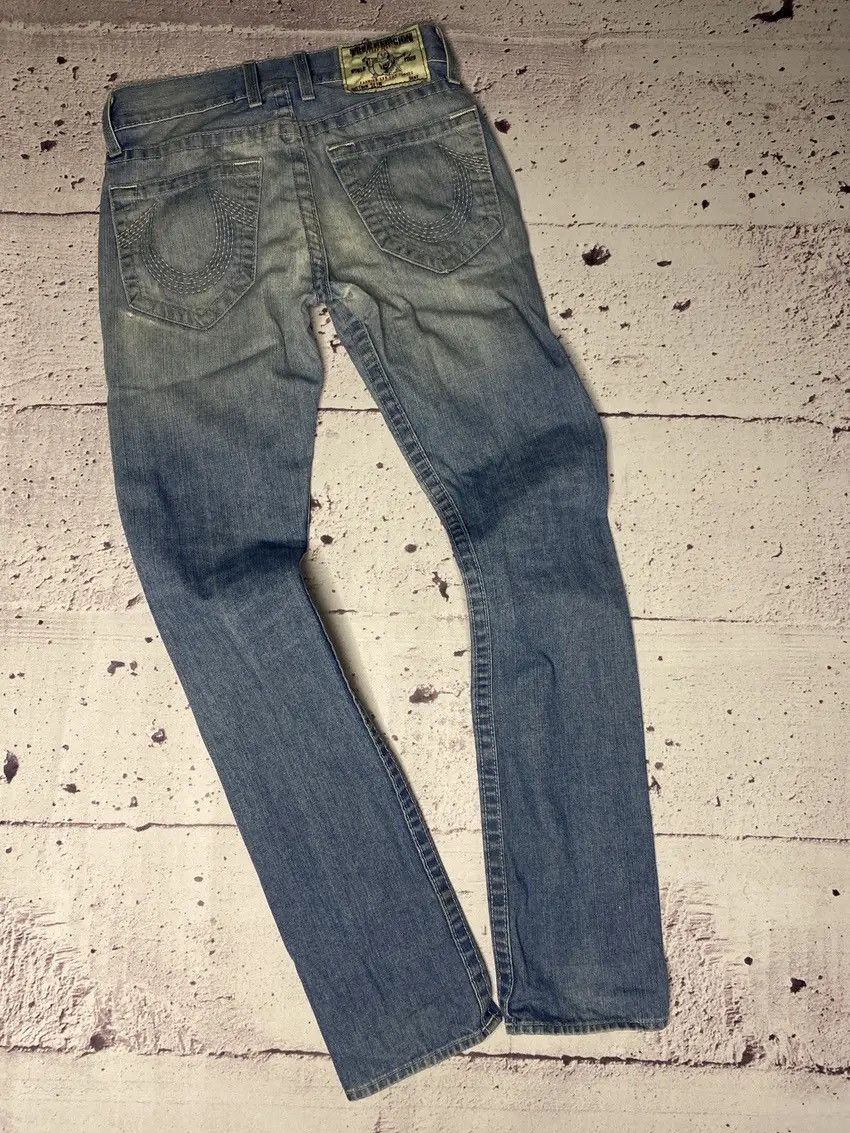 True Religion 👾CRAZY TRUE RELIGION Y2K VINTAGE JACKSON JEANS FADED PANTS👾 Size US 27 - 1 Thumbnail