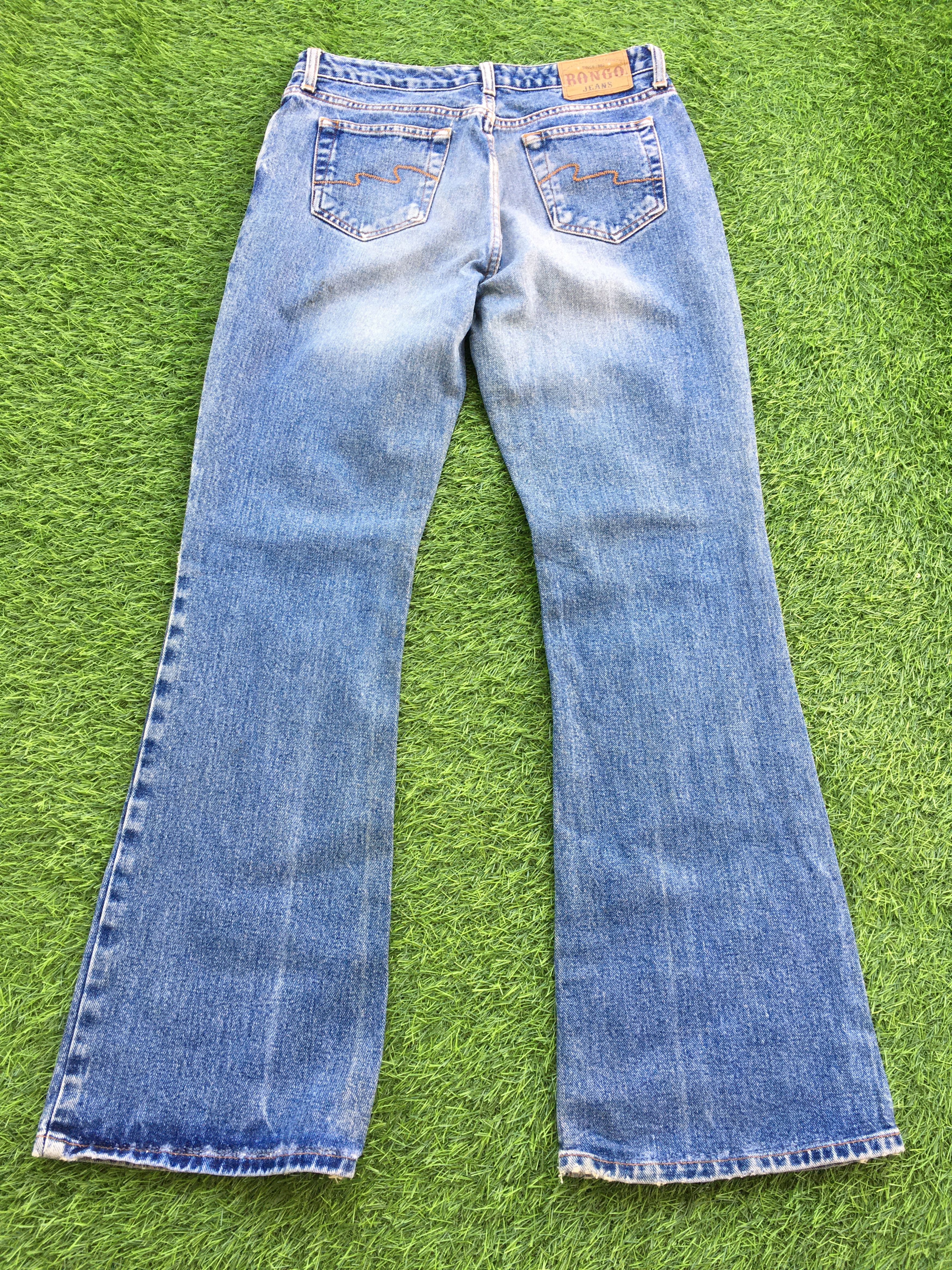 Designer × Jean × Vintage Bongo Low Waisted Flared Jeans D-1000 Size 26" / US 2 / IT 38 - 2 Thumbnail