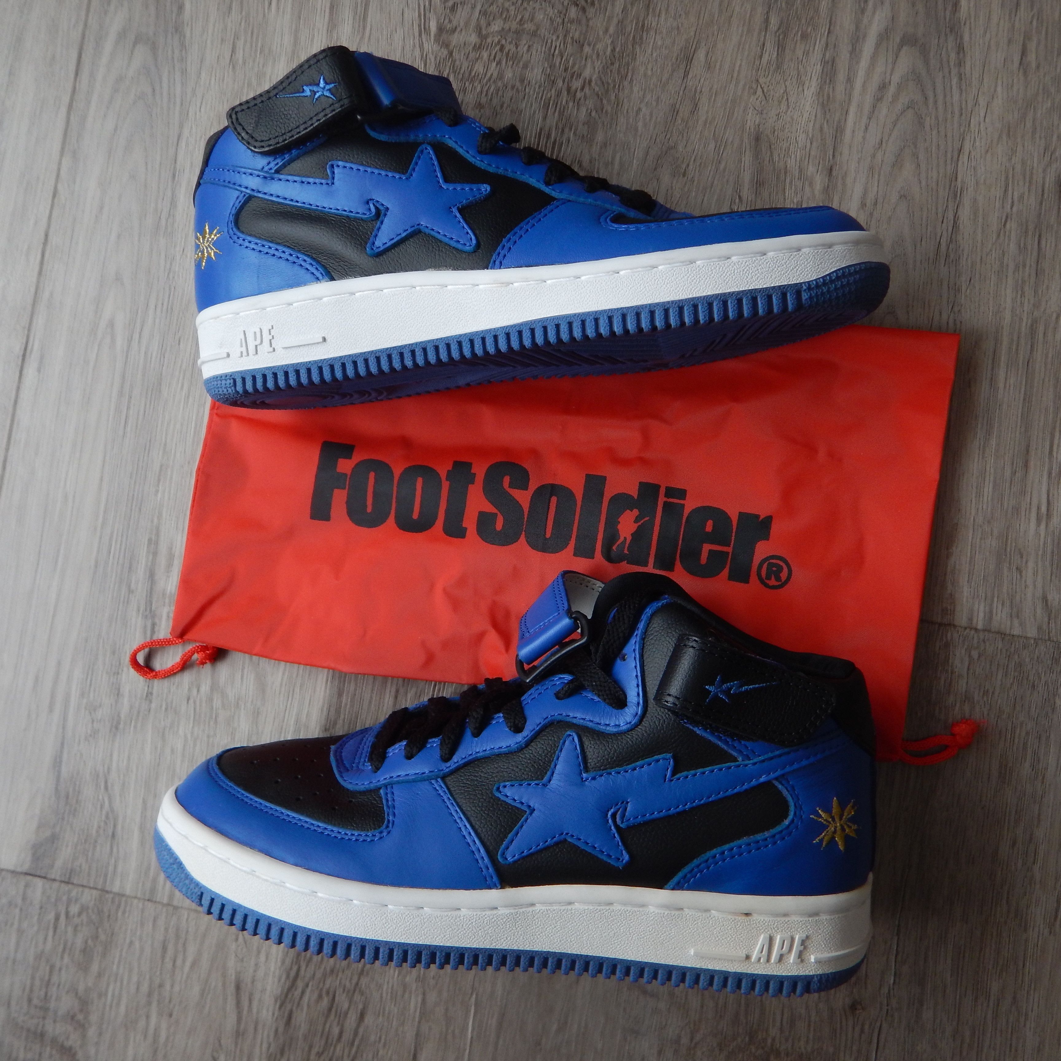 Bape 2001 Bape x DEVILOCK Bapesta Mid Size US 8.5 / EU 41-42 - 2 Thumbnail