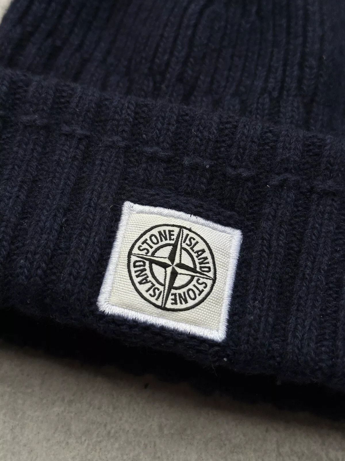 Stone Island Stone Island Junior Knit Beanie Hat Size 2 Size ONE SIZE - 4 Thumbnail