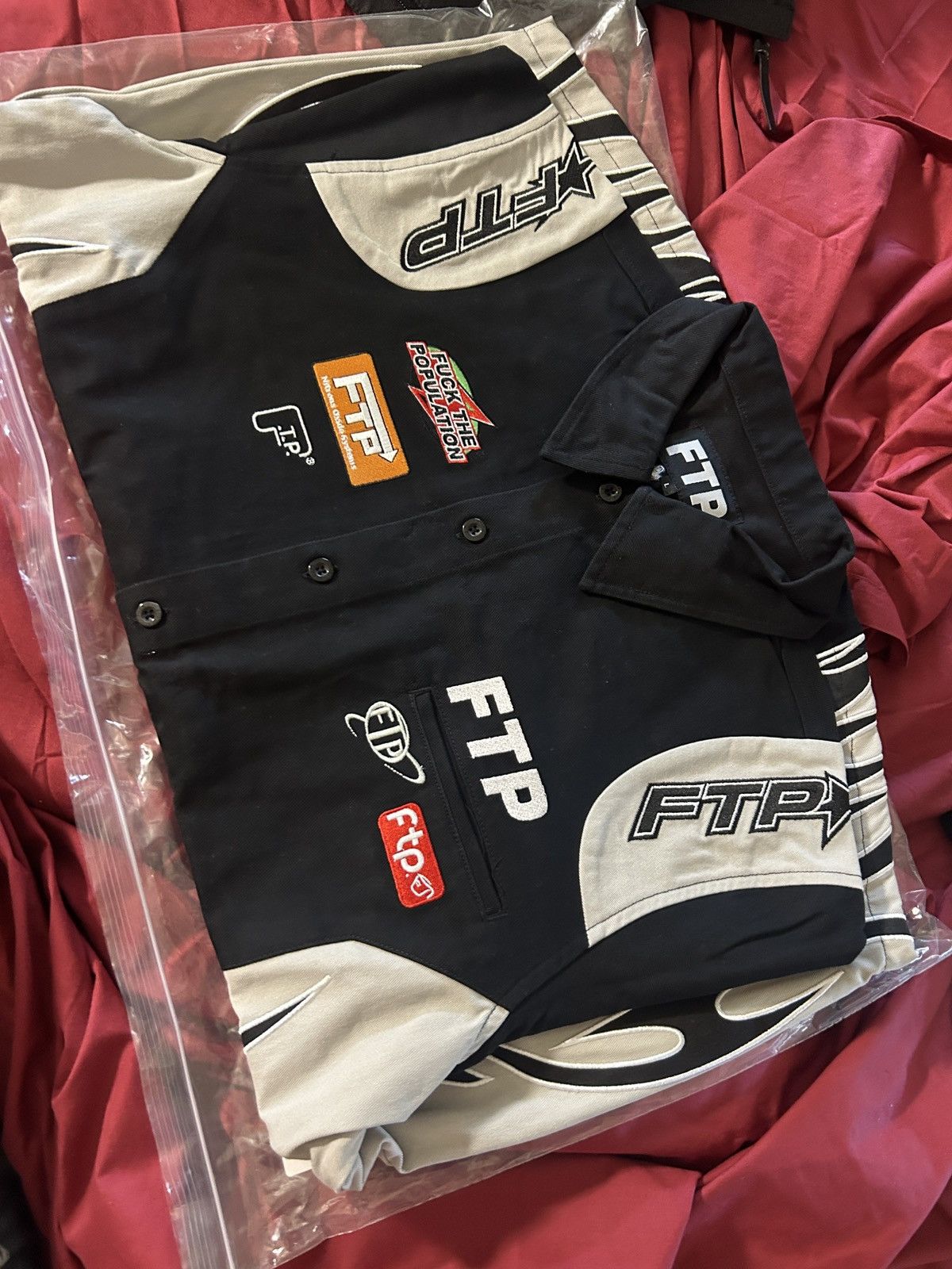 Fuck The Population Ftp raceway button up shirt large Size US L / EU 52-54 / 3 - 2 Thumbnail