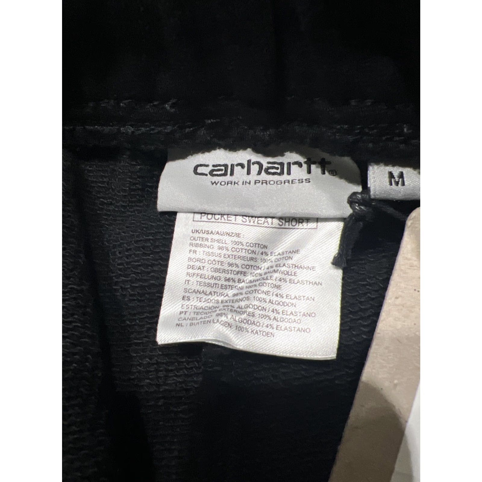 Carhartt Wip Carhartt WIP Sweat Short Chase Black M Medium Men Size US 31 - 5 Thumbnail