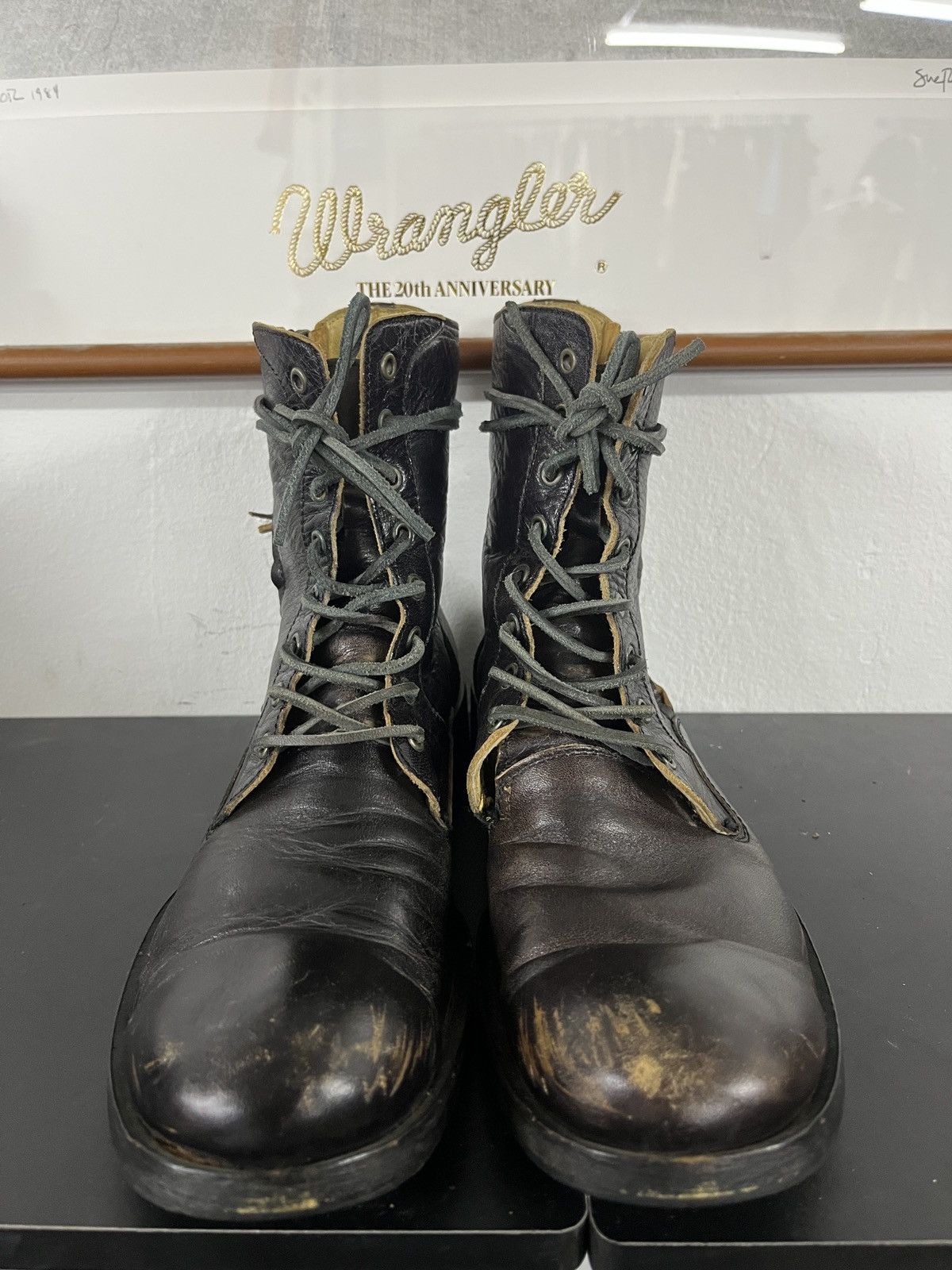 Balmain Maison Miharayasuhiro Balmain STYLE Leather Zipper Boots Size US 8 / EU 41 - 18 Thumbnail