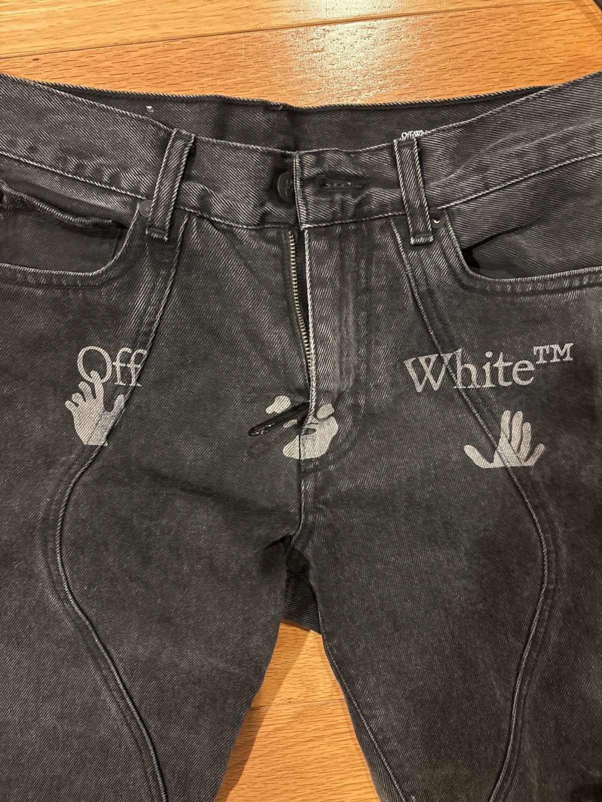 Off-White Black Off White Abloh Jeans Size US 30 / EU 46 - 4 Thumbnail