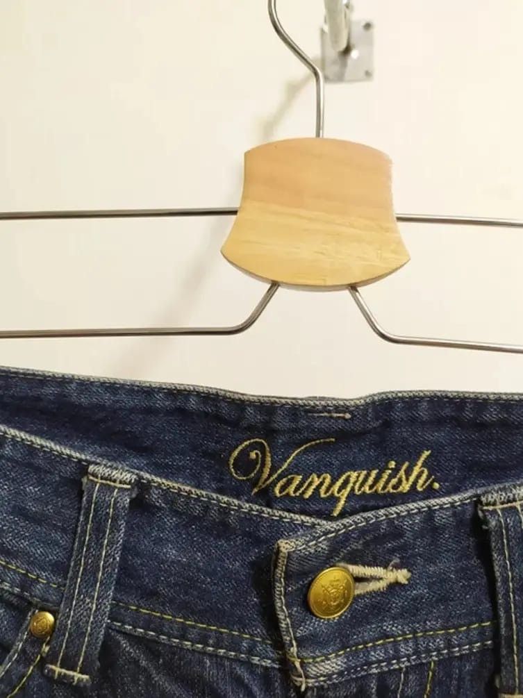 Vanquish VANQUISH Distressed Denim Flare Jeans Made In Japan Size US 28 / EU 44 - 4 Thumbnail