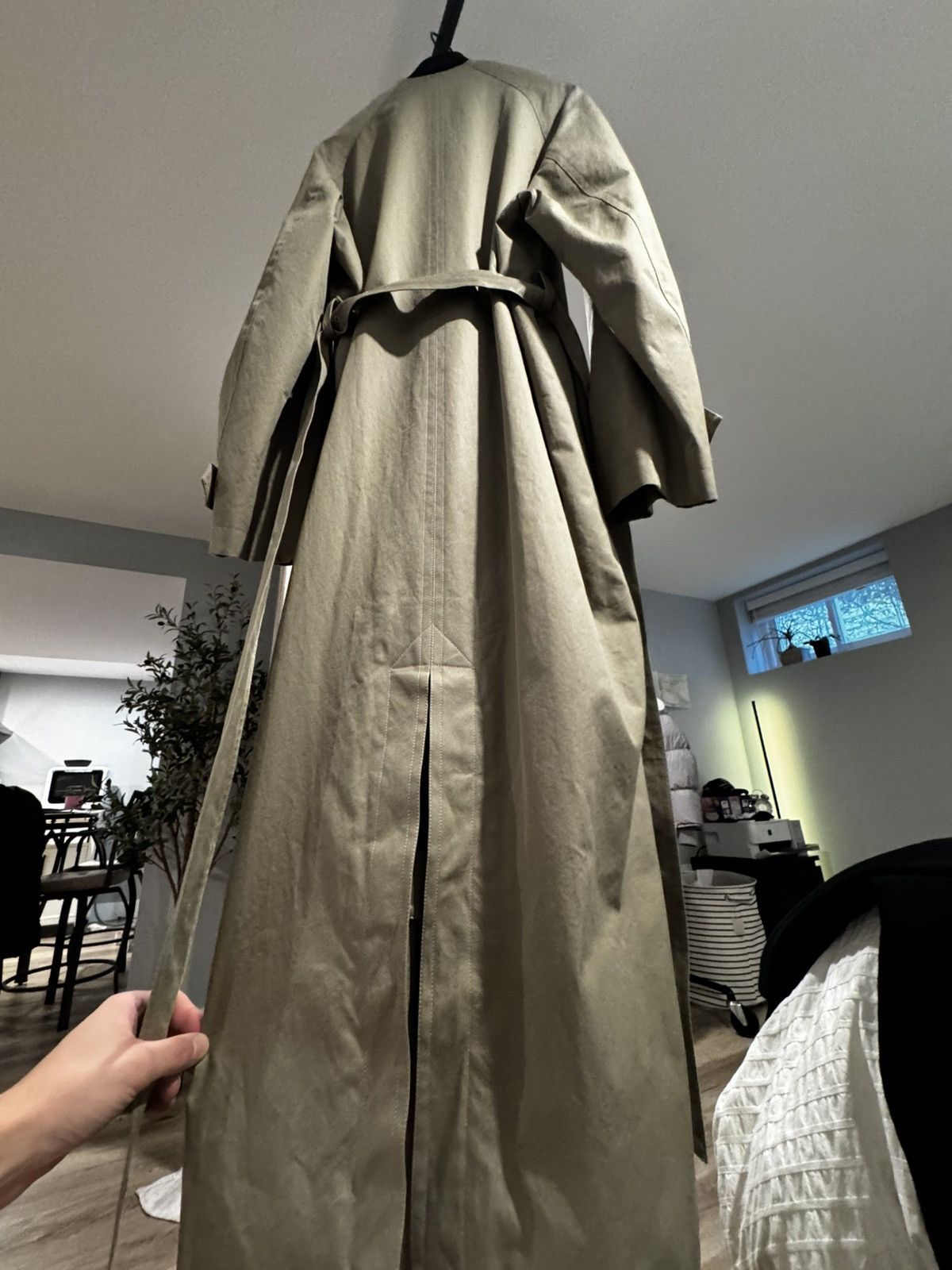 Balenciaga NWT Balenciaga FW20 Garde-Robe Plaid-Lined Trench Coat F38 Size S / US 4 / IT 40 - 2 Thumbnail