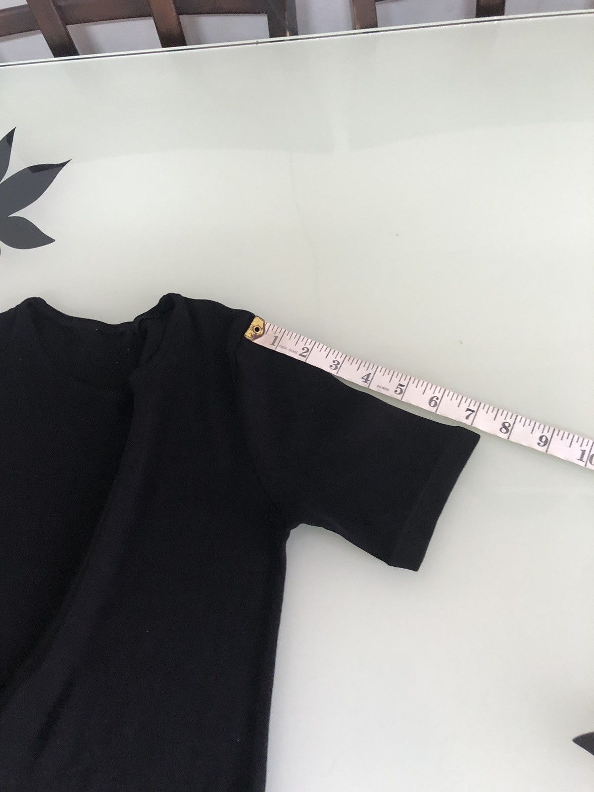 Yohji Yamamoto Y's Yohji Yamamoto Stretchable Black Crop Top Size S / US 4 / IT 40 - 17 Thumbnail