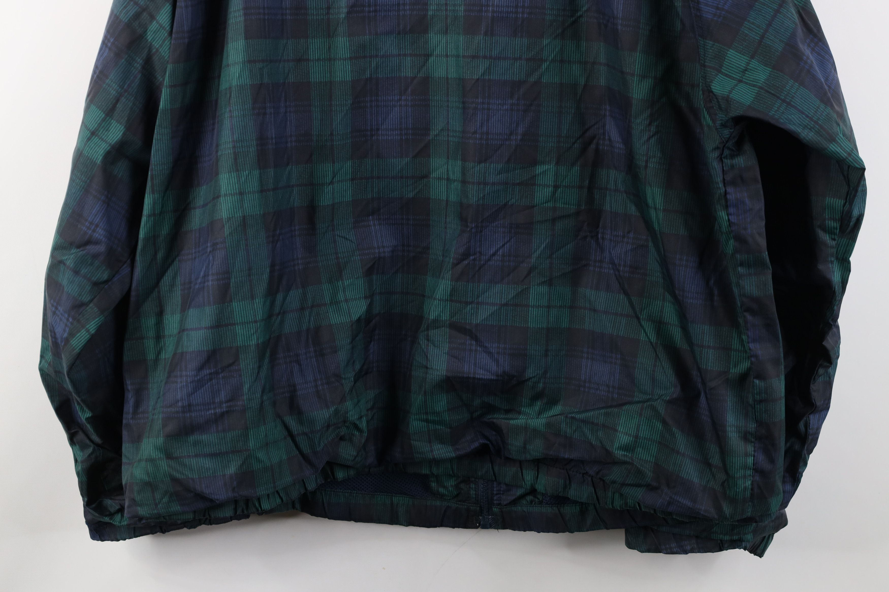 Vintage Vintage 90s Streetwear Fit Full Zip Windbreaker Jacket Plaid Size US XL / EU 56 / 4 - 15 Thumbnail