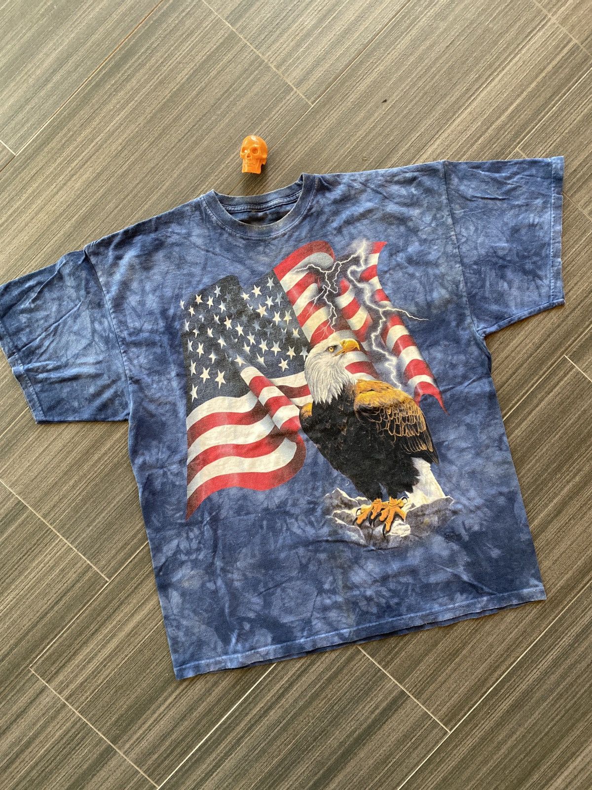The Mountain × Vintage 2001 tie dye Bald Eagle American flag shirt XXL Size US XXL / EU 58 / 5 - 1 Thumbnail