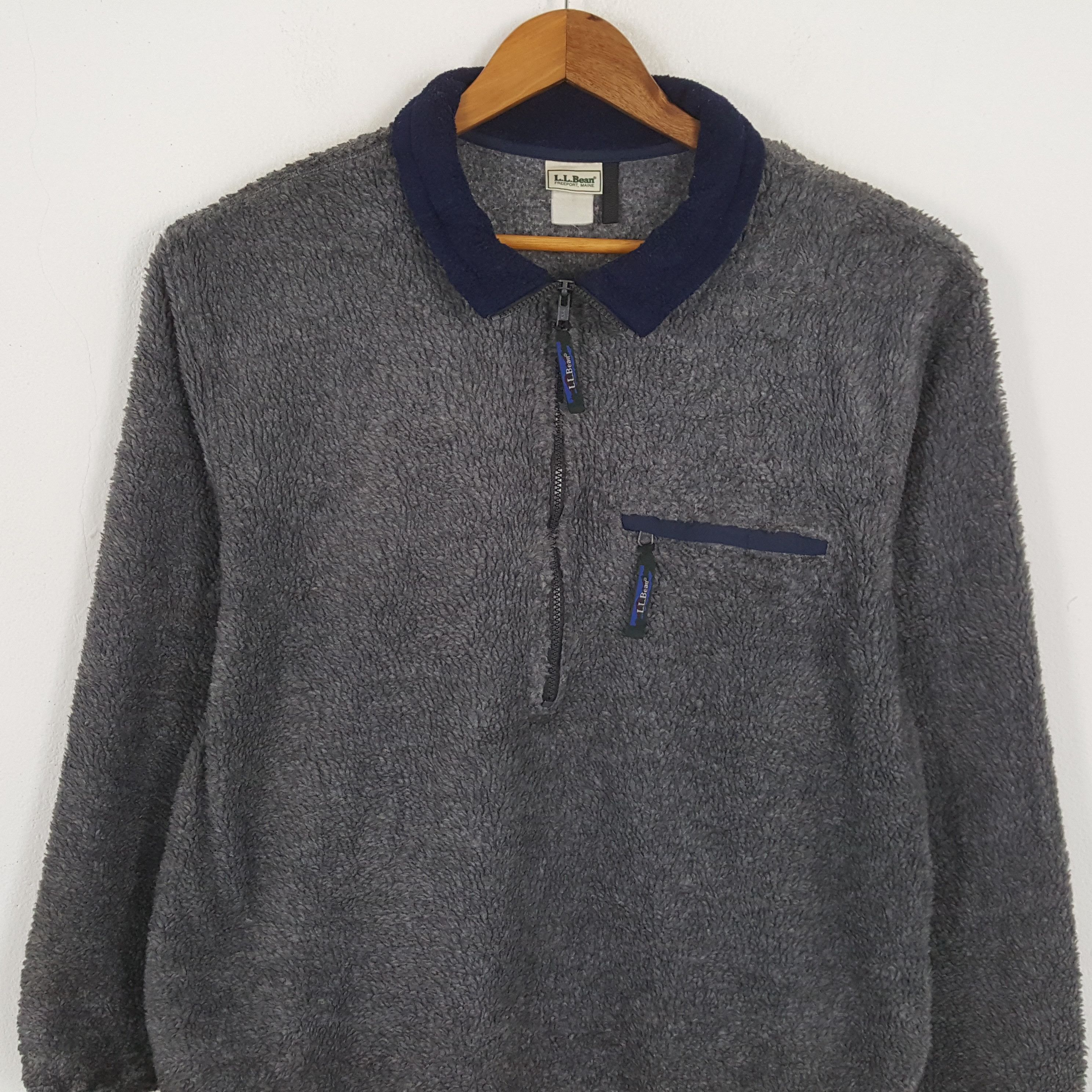 L.L. Bean × Vintage Vintage L.L. BEAN Outdoor Live Style Fleece Sweatshirts Size US XL / EU 56 / 4 - 2 Thumbnail