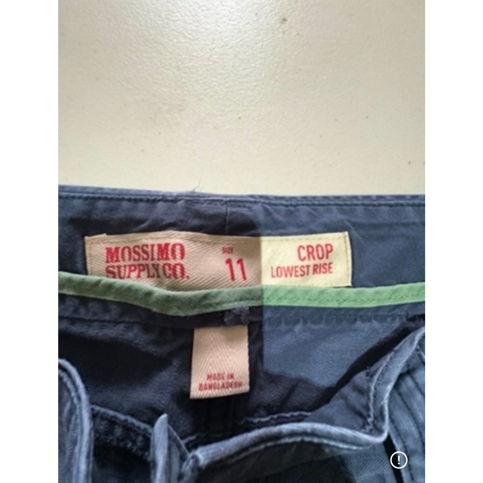 Mossimo Mossimo Supply Co Women’s Size 11 Crop Pants Lowest Rise Size 34" / US 12 / IT 48 - 3 Thumbnail