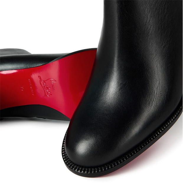Christian Louboutin Adoxa 70mm Leather Boots Size US 8.5 / IT 38.5 - 6 Thumbnail