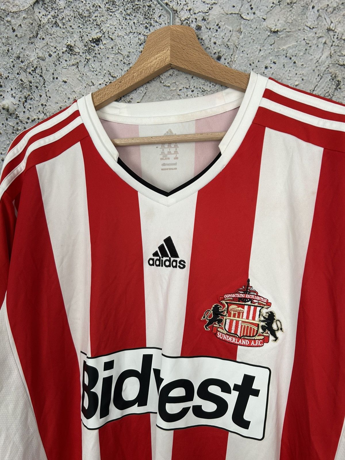 Adidas Adidas Sunderland AFC Soccer Jersey Longsleeve Football Rare Size US XXL / EU 58 / 5 - 3 Thumbnail