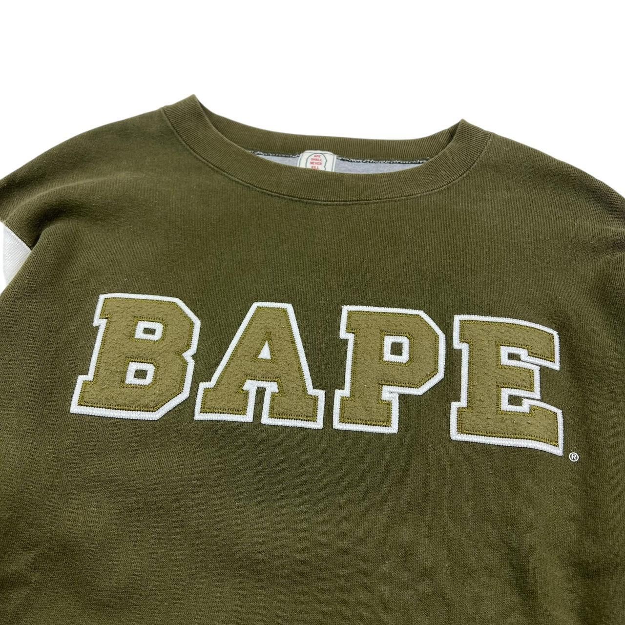 Bape Vintage 2000s Bape Sweatshirt Green - Medium Size US M / EU 48-50 / 2 - 2 Thumbnail