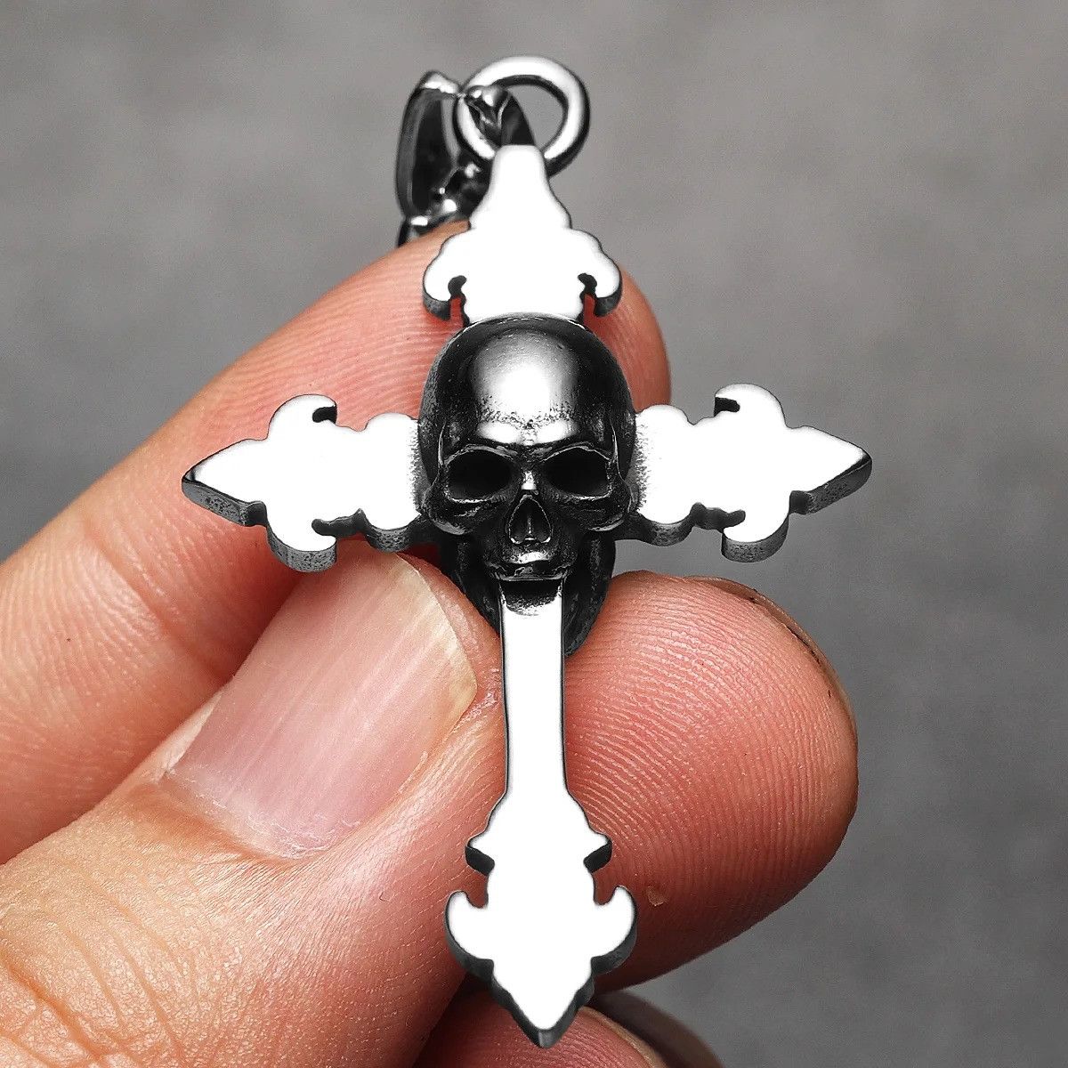 Other Skull Cross Pendant Accessories Necklace Gifts Size ONE SIZE - 3 Thumbnail
