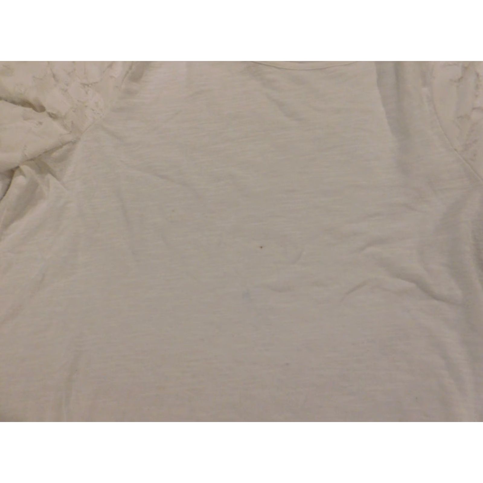 Vintage Cupio Women Blouse Short Sleeve White Crew Neck Pullover Knit 100% Cotton Casual Size L Regular Button Classic/Fitted Stretch Vintage No Women Size L / US 10 / IT 46 - 5 Thumbnail