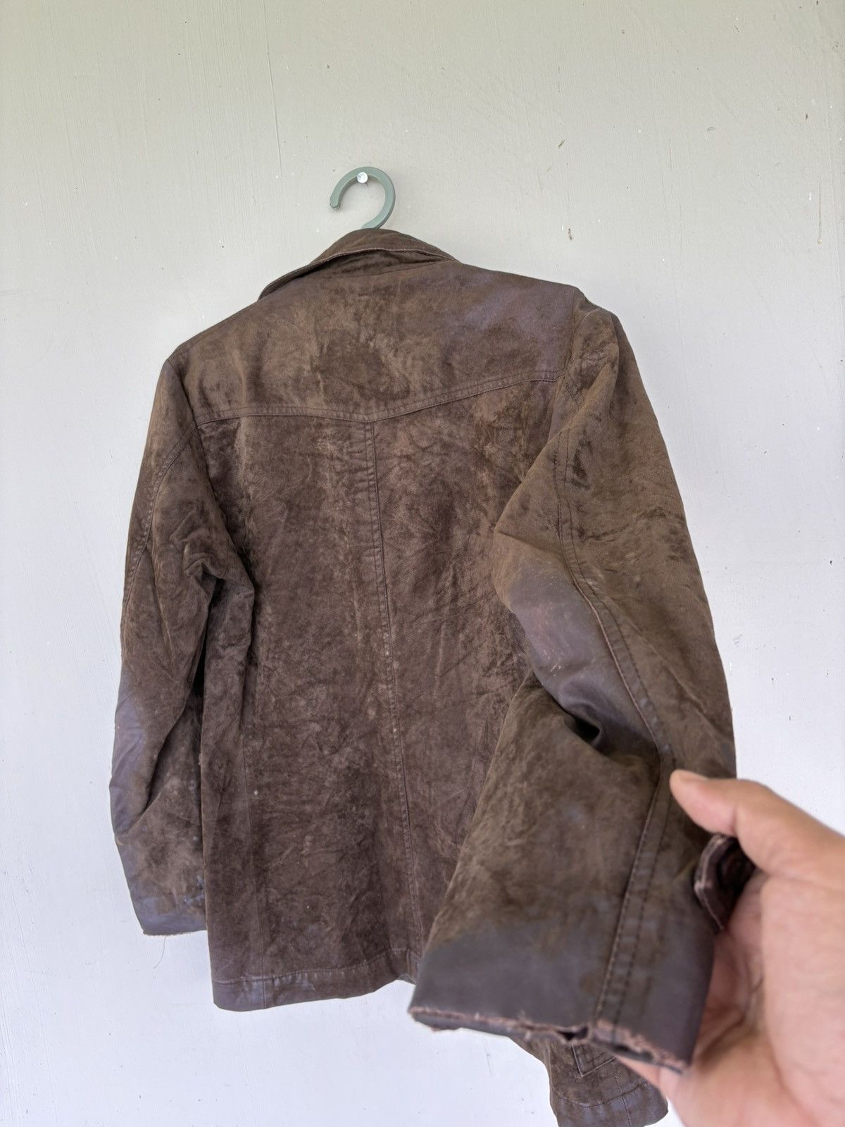 Japanese Brand Vintage Bar Le Duc Brown Suede Jacket Made in Japan Size US M / EU 48-50 / 2 - 9 Thumbnail