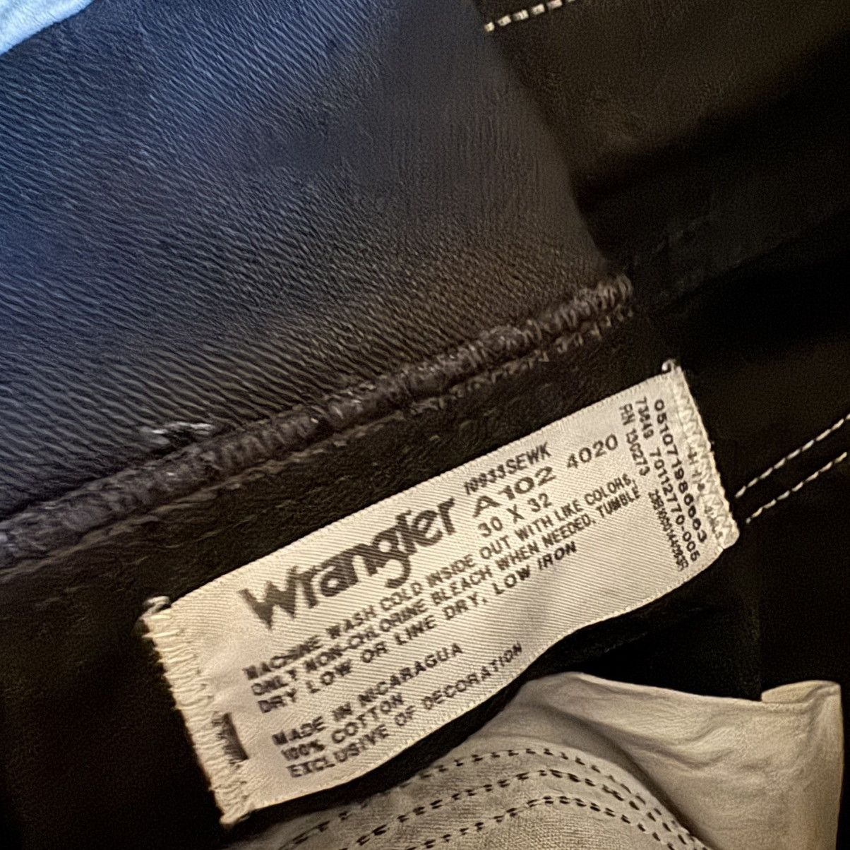 Wrangler New Wrangler Black Slim Fit Silver Edition 30x32 Jeans Denim Size US 30 / EU 46 - 4 Thumbnail