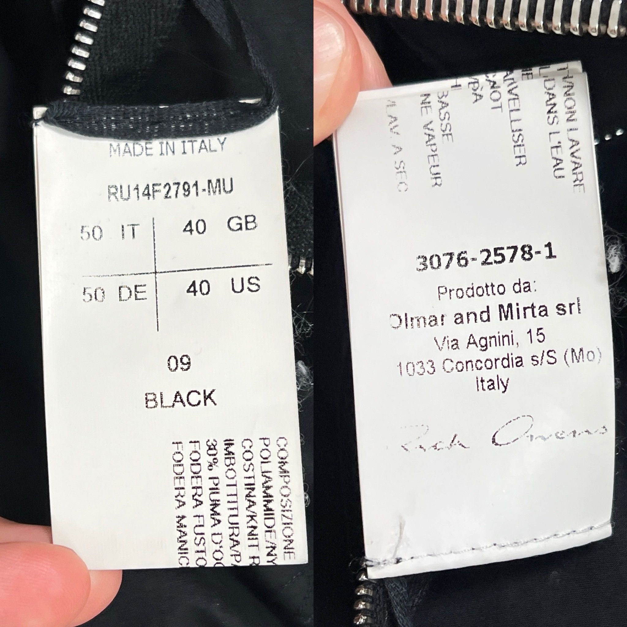 Rick Owens Rick Owens FW14 "MOODY" Goose Down MA-1 Flight Bomber Jacket Size US M / EU 48-50 / 2 - 7 Thumbnail