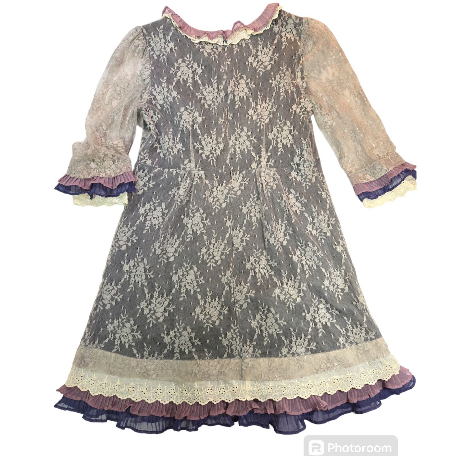 Other Trinity | Lace and Ruffle Baby Doll Dress | Size Medium Size M / US 6-8 / IT 42-44 - 2 Thumbnail