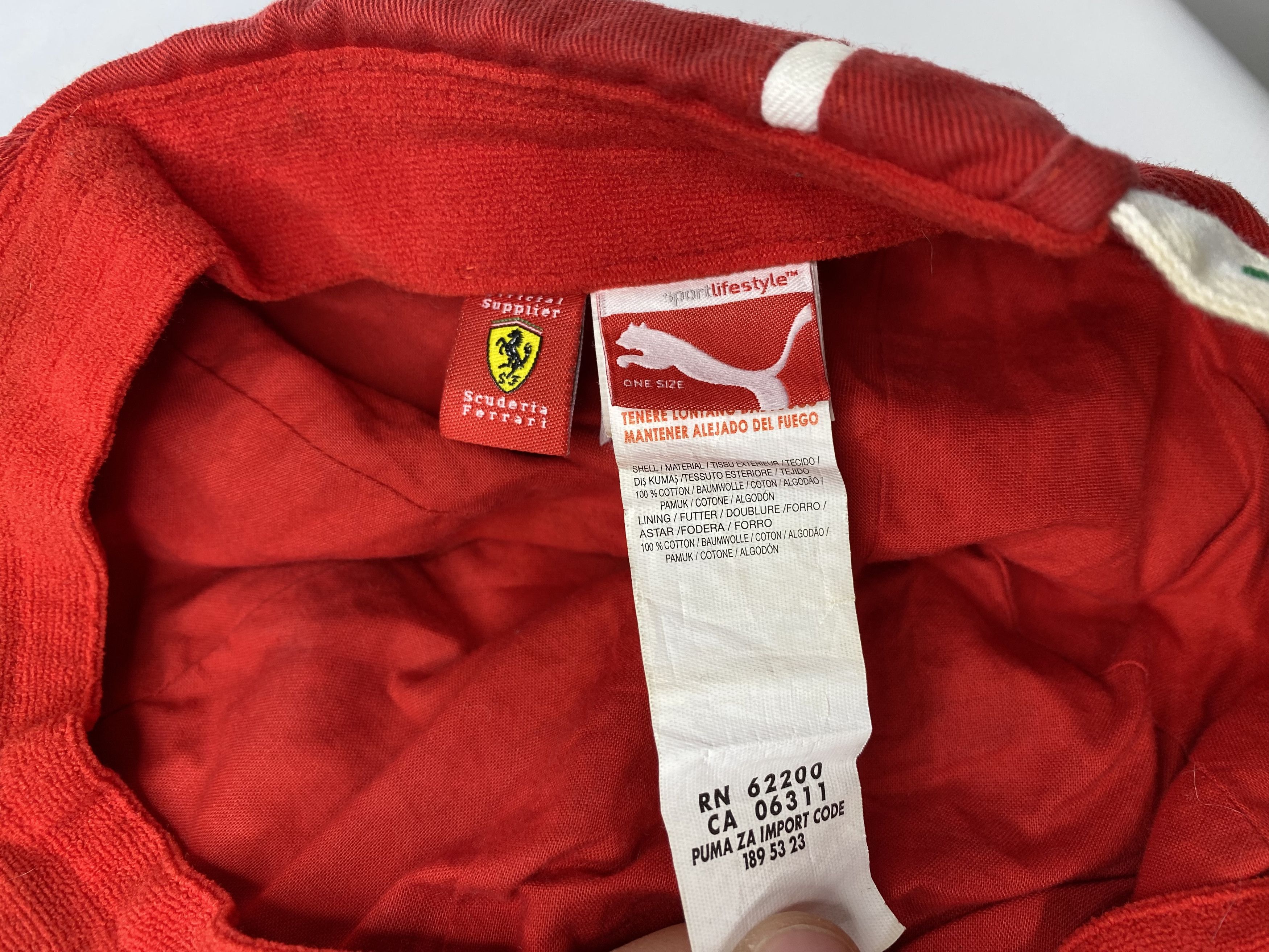 Ferrari FERRARI CAP SANTANDER FORMULA 1 SCUDERIA TEAM PUMA Size ONE SIZE - 7 Thumbnail