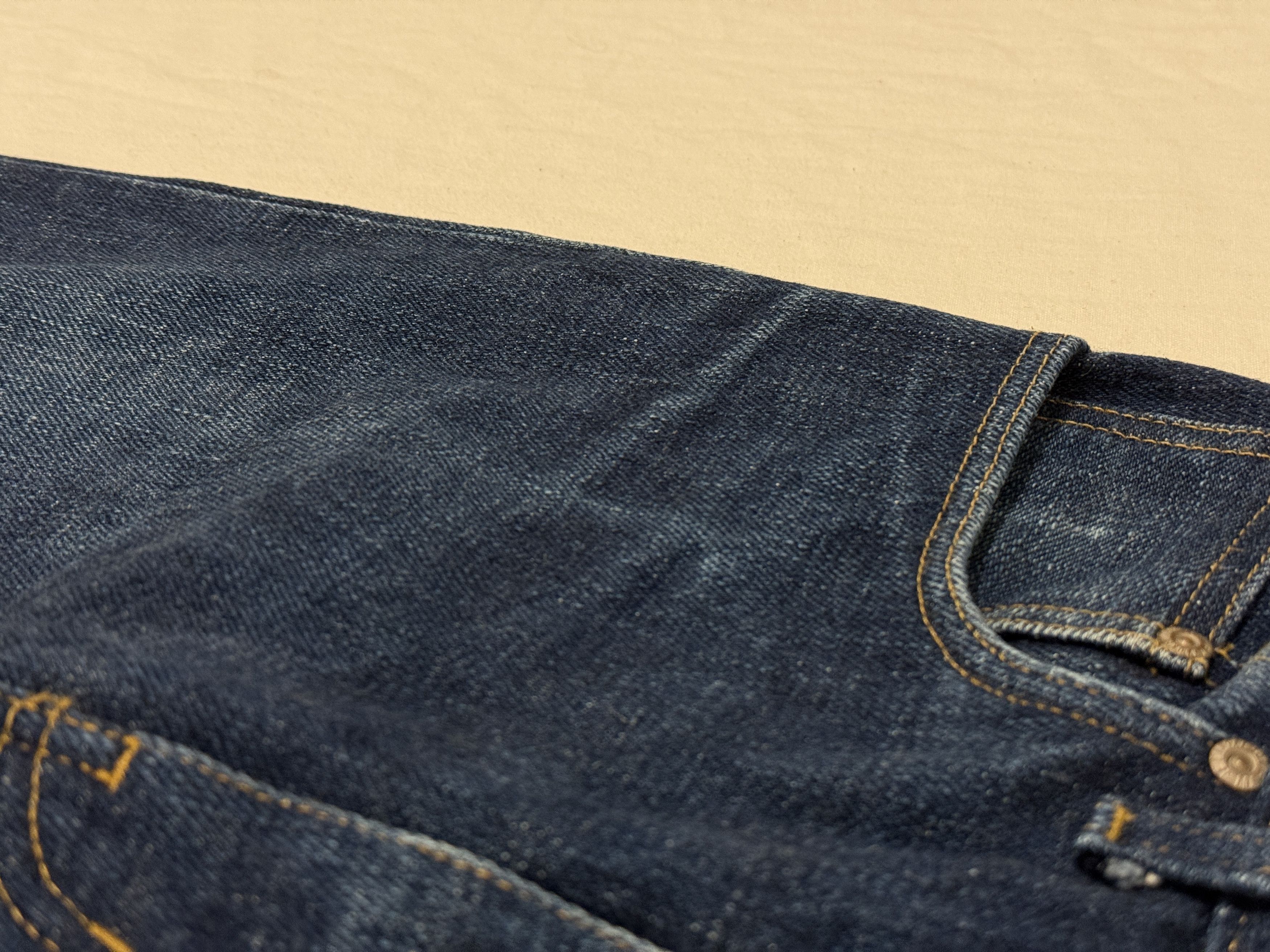 Naked & Famous Elephant 9 "Wild Blue" Selvedge Denim Jeans Size US 29 - 4 Thumbnail