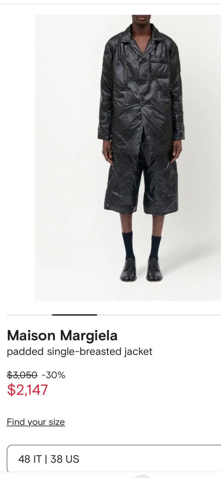 Maison Margiela Maison margiela quilted padded jacket. 38/48/M. $3000 Size US M / EU 48-50 / 2 - 1 Thumbnail