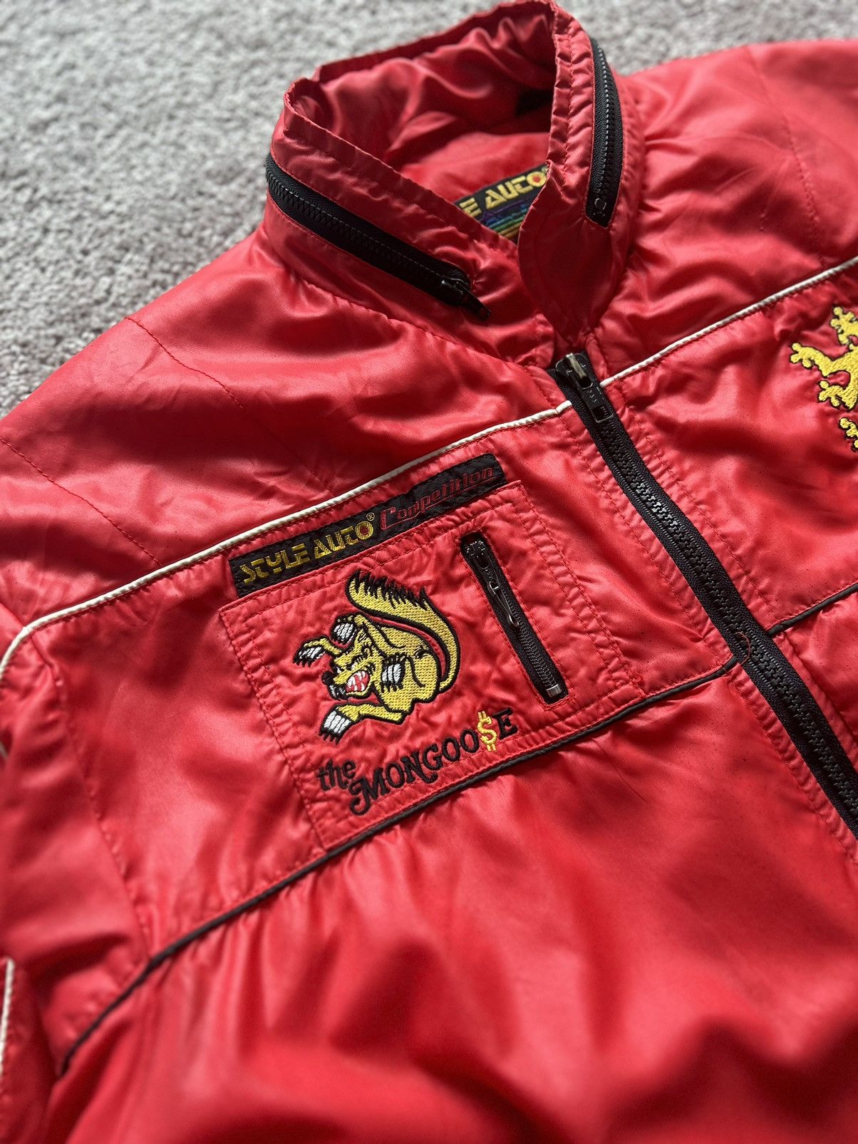 Japanese Brand × Vintage Vintage The Mongoose Coors Racing Team Bomber Jacket Size US M / EU 48-50 / 2 - 4 Thumbnail