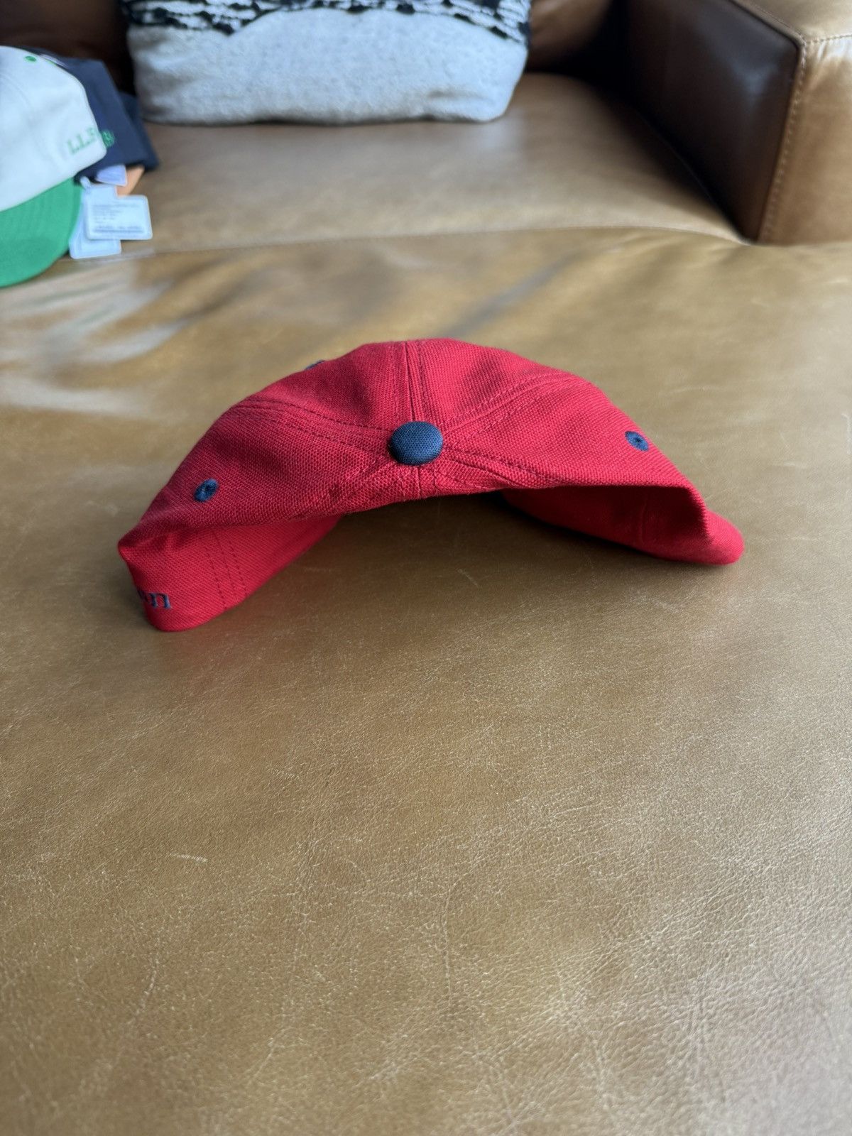 L.L. Bean L.L. BEAN Japan 6 PANEL CAP - Red- Blue Osaka Size ONE SIZE - 4 Thumbnail