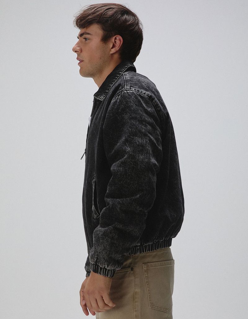 Tillys acid washed denim oversize bomber jacket Size US S / EU 44-46 / 1 - 5 Thumbnail